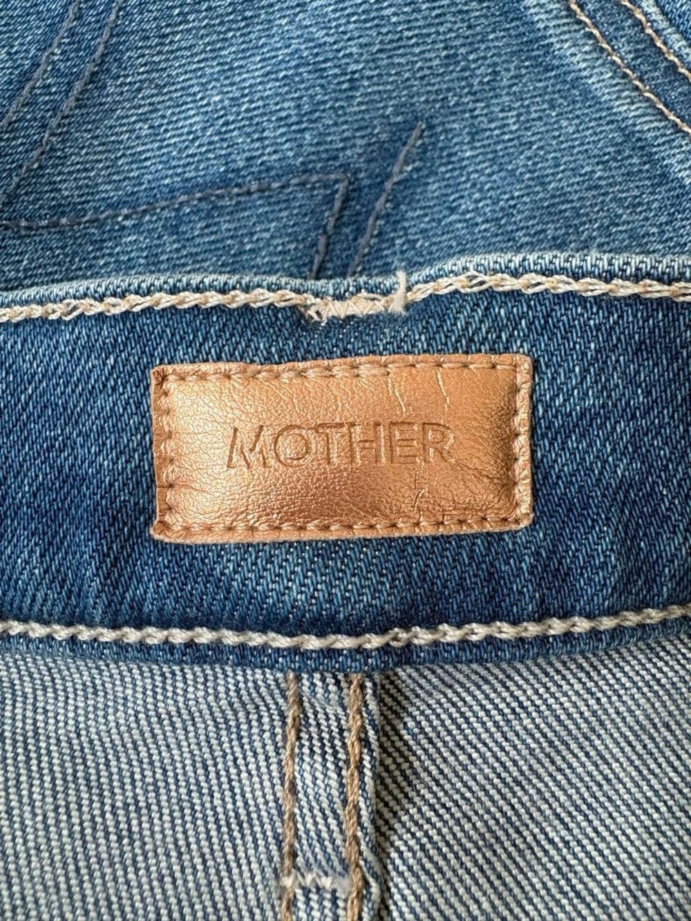 Mother High-Rise Wide Leg Women's Jeans - Blue - Picture 3 of 4